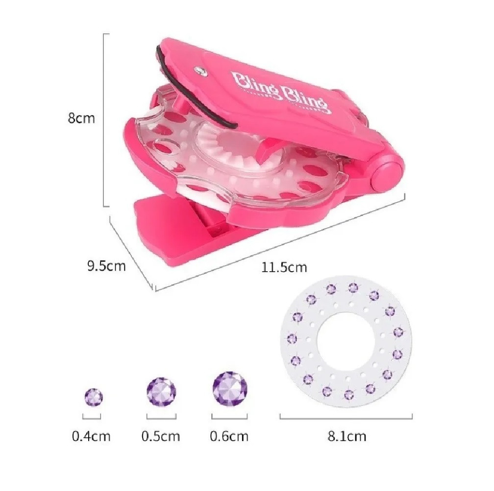 Bling Bling Maquina Pega Gemas Pelo Ropa